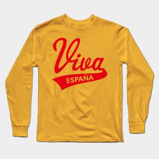 Viva España (Spain / Red) Long Sleeve T-Shirt